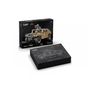 Конструктор модульный - военный бронированный автомобиль HumVee 1:8 Double Eagle C61036W (3935 деталей), (рекомендуется докупить набор электроники)