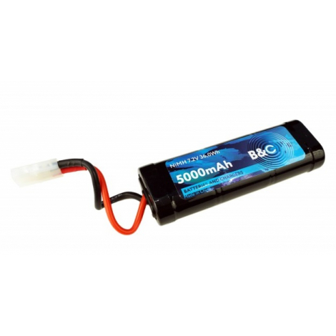 Аккумулятор B&C Ni-Mh 7.2V 5000mAh, Tamiya