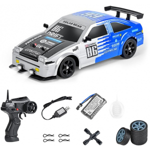 1:16 Машина для дрифта Toyota AE86 Hachiroku с генератором пара, 4WD, (пропорциональный газ)