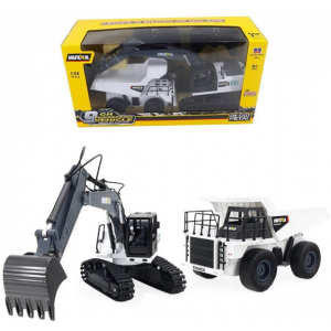 1:24 Набор экскаватор и самосвал Huina