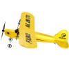 Самолет Piper Cub J3, 330мм, 2-ch, RTF, 2.4Ghz