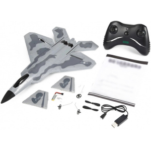 Самолет F-22 Raptor, 290мм, 2-ch, RTF, 2.4Ghz
