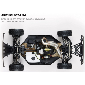 1:5 BWS Racing DTT-7 30°N V2.0 29cc, 4WD, 2.4Ghz