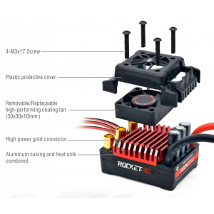 Регулятор для бесколлекторных двигателей Surpass Hobby 120A 3-6S Li-Po