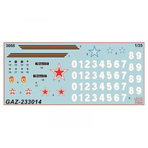 1:35 Сборная модель ZVEZDA Бронеавтомобиль ГАЗ "Тигр"