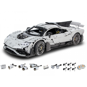 Конструктор модульный - споркар Mercedes-AMG One 1:8 CaDA Master Double Eagle C61503W (3290 деталей), 2.4Ghz