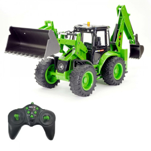 1:14 Трактор экскаватор-погрузчик Huina 1579, 9 каналов