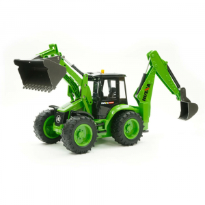 1:14 Трактор экскаватор-погрузчик Huina 1579, 9 каналов