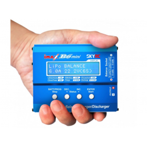 Универсальное зарядно-разрядное устройство с балансиром SkyRC iMax B6 Mini (12V C:6A D:2A)