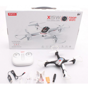 Квадрокоптер Syma X15W с видеокамерой 480р, FPV - Wi-Fi