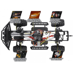 1:10 Remo Hobby Trial Rigs Truck, Brushed, 4WD, 2.4Ghz