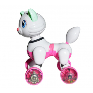 Интерактивная кошка Cindy с управлением голосом и руками (English version)