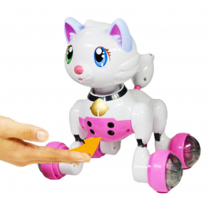 Интерактивная кошка Cindy с управлением голосом и руками (English version)