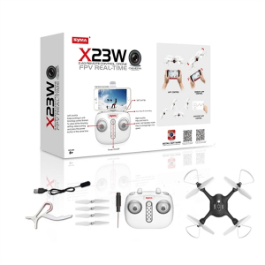 Квадрокоптер Syma X23W с видеокамерой 480р, FPV - Wi-Fi