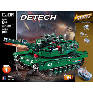 Конструктор модульный - танк, стреляющий пульками Double Eagle C61001W (1498 деталей), 2.4Ghz