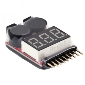 Тестер низкого напряжения (пищалка) для 1S-8S Li-Po