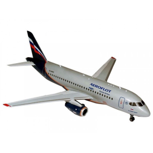 1:144 Сборная модель ZVEZDA Региональный пассажирский авиалайнер Superjet 100, подарочный набор