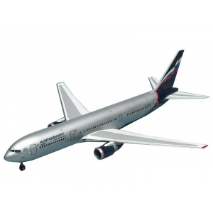 1:144 Сборная модель ZVEZDA Пассажирский авиалайнер Боинг 767-300, подарочный набор