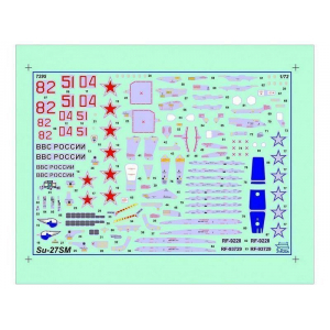 1:72 Сборная модель ZVEZDA Российский многоцелевой истребитель Су-27СМ, подарочный набор