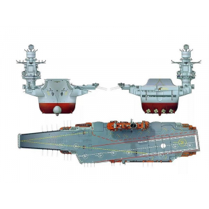1:720 Сборная модель ZVEZDA Российский тяжелый авианесущий крейсер "Адмирал флота Советского Союза Кузнецов», подарочный набор