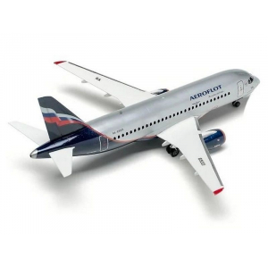 1:144 Сборная модель ZVEZDA Региональный пассажирский авиалайнер Superjet 100, подарочный набор