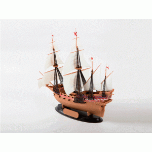 1:350 Сборная модель ZVEZDA Флагманский корабль Френсиса Дрейка "Ревендж", подарочный набор