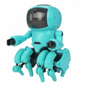 Робот-конструктор для сборки Little 8, сенсорное управление, передвижение на 8 ножках