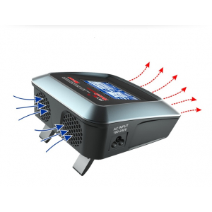 Универсальное зарядно-разрядное устройство с балансиром SKYRC T6755 (сенсорный экран, 12/220V C:7A D:2A)