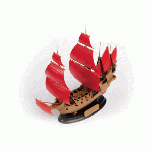 1:350 Сборная модель ZVEZDA Галеон "Секрет", подарочный набор