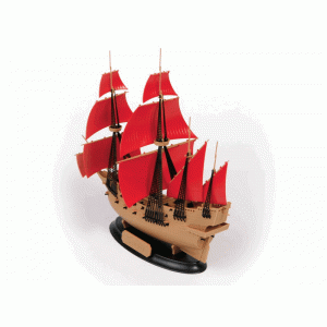 1:350 Сборная модель ZVEZDA Галеон "Секрет", подарочный набор