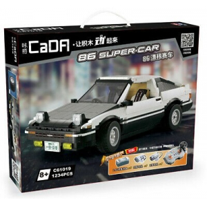 Конструктор модульный - Toyota Corolla AE86 Double Eagle C61019W (1234 детали), (рекомендуется докупить набор электроники)