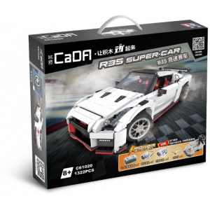 Конструктор модульный - Nissan GTR R35 Double Eagle C61020W (1322 детали), (рекомендуется докупить набор электроники)