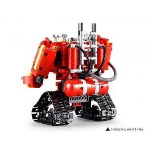 Конструктор моноблочный - 2 в 1 Пожарный робот-трансформер Double Eagle C51048W (538 деталей), 2.4Ghz