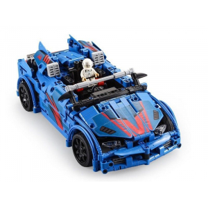 Конструктор на шасси - автомобиль с катапультой Double Eagle C51052W (585 деталей), 2.4Ghz