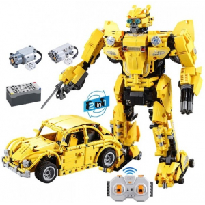 Конструктор модульный - 2 в 1 Bumblebee робот-трансформер B127-BeeBot Double Eagle C51029W (1124 детали), 2.4Ghz