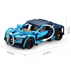 Конструктор - 10 в 1 CaDa Steam c инерционным механизмом Double Eagle C52015W (509 деталей)