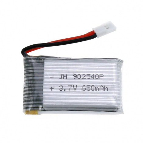 Аккумулятор Li-Po 3.7V 650mAh, 35C, 1s1p, JST-BEC для Syma X5, X5C, X5SC, X5SW