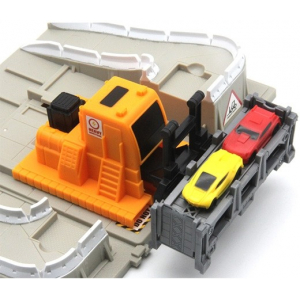 Железная дорога со станцией загрузки автомобилей, длина полотна 762 см - BSQ-2081