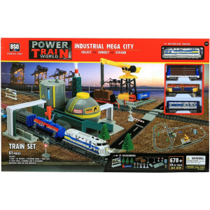 Железная дорога со станцией загрузки воды, длина полотна 670 см - BSQ-2087