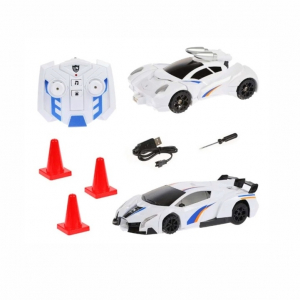 Робот-трансформер АВТОРОБОТ, собирается из двух автомобилей в одного робота(свет, звук, русский чип)