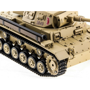 1:16 Танк Heng Long Tauch Panzer III Ausf H V6.0S - 3849-1, 2.4Ghz