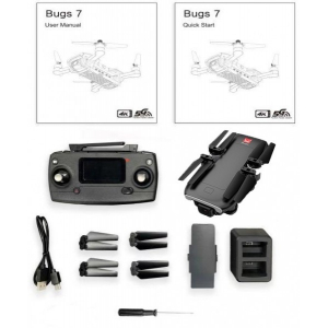 Квадрокоптер MJX Bugs 7 V2 с HD видеокамерой 4K, FPV - 5G Wi-Fi, GPS