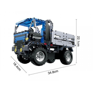 Конструктор на шасси - самосвал Double Eagle C51017W (638 деталей), 2.4Ghz