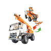 Конструктор на шасси - 2 в 1 автокран/автоэвакуатор Double Eagle C51013W (838 деталей), 2.4Ghz