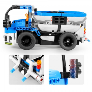 Конструктор на шасси - 2 в 1 бетономешалка/самосвал QiHui QH8023 (394 детали), 2.4Ghz