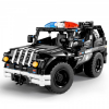 Конструктор на шасси - 2 в 1 джип POLICE QiHui QH8026 (355 деталей), 2.4Ghz