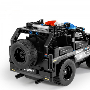 Конструктор на шасси - 2 в 1 джип POLICE QiHui QH8026 (355 деталей), 2.4Ghz