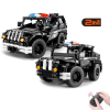 Конструктор на шасси - 2 в 1 джип POLICE QiHui QH8026 (355 деталей), 2.4Ghz