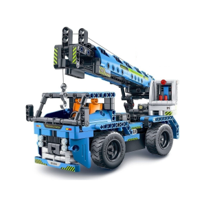 Конструктор на шасси - 2 в 1 автокран/автоцистерна QiHui QH8024 (400 деталей), 2.4Ghz
