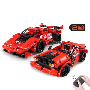 Конструктор на шасси - 2 в 1 спорткар/джип QiHui QH8025 (341 деталь), 2.4Ghz